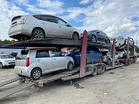 Хабаровск - Волгоград: погрузка автомобилей
