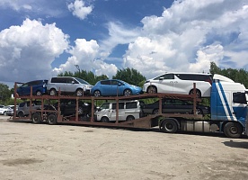 Хабаровск - Калининград: погрузка авто