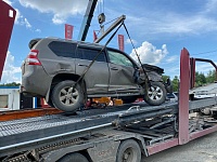 Хабаровск - Екатеринбург: погрузка авто перед отправкой